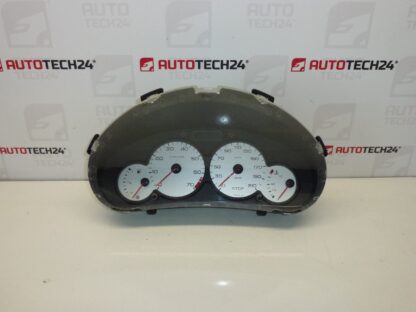Allarmi tachimetro Peugeot 206 chilometraggio 136000 km 9648836680 6104VA
