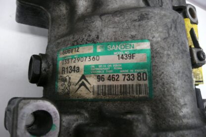 Compressore del climatizzatore Sanden SD6V12 1439F 9646273380 6453KS - immagine 2