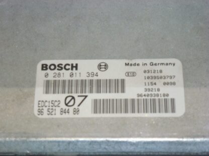 ECU Bosch EDC15C2 0281011394 9652184480 1940F1 - immagine 3