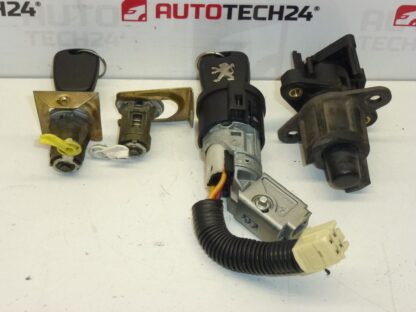 Serie di serrature + 2 placche Citroën C1 Peugeot 107 1608745780 4162FH - immagine 3