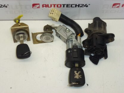 Serie di serrature + 2 placche Citroën C1 Peugeot 107 1608745780 4162FH - immagine 4