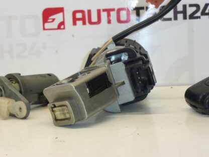 Set serratura 1 chiave Peugeot 307 4162JC 4162KG - immagine 3