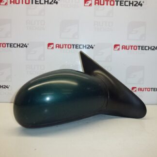 Specchietto retrovisore destro verde metallizzato Peugeot 406 8149T1