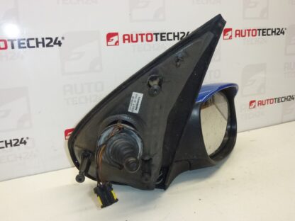 Specchio destro blu Peugeot 206 96480971XT 8149KC - immagine 2