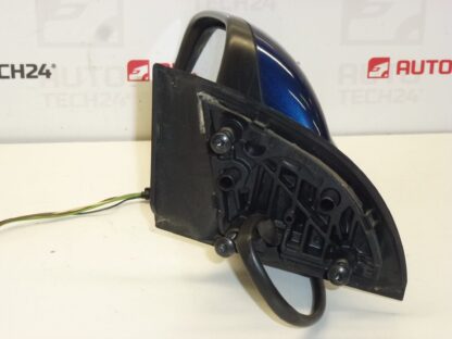 Specchio sinistro Peugeot 307 blu metallizzato 8149AW - immagine 2