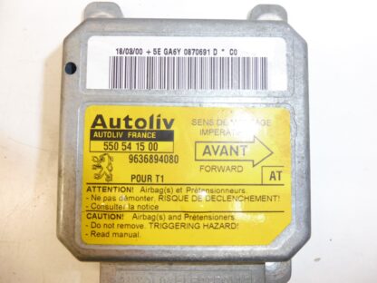 Unità airbag Peugeot 206 9636894080 6545GJ - immagine 3