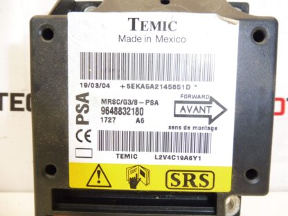Unità airbag Peugeot 607 9648832180 6556NZ 6545JK - immagine 4