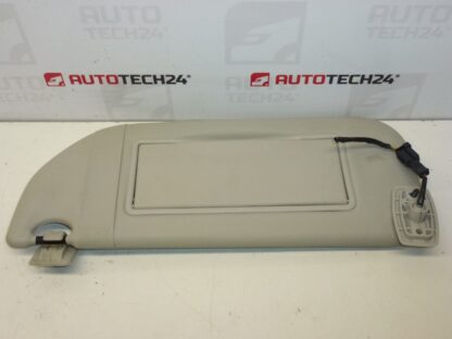 Visiera parasole Citroën C2 C3 illuminazione - sinistra 8143KN - immagine 2