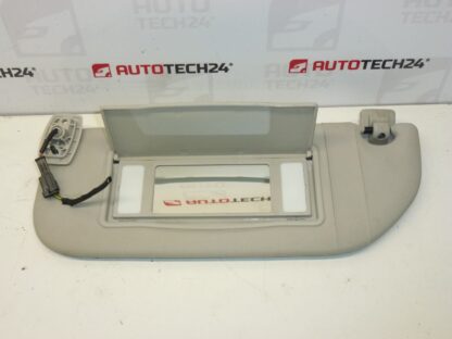 Visiera parasole Citroën C2 C3 illuminazione - sinistra 8143KN - immagine 4