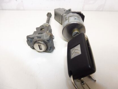 Set di serrature e 1 chiave Citroën Peugeot 4162KF 4162KC - immagine 2