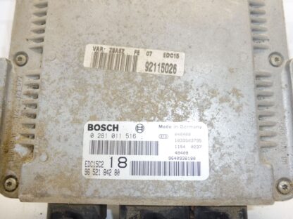 ECU Bosch EDC15C2 2.2 HDI 0281011516 9652184280 1940E6 - immagine 4