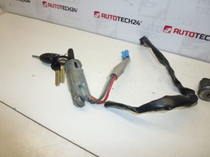 Set serratura 2 chiavi Citroën Xsara Picasso 4162HK 4162FF 4162CK - immagine 3
