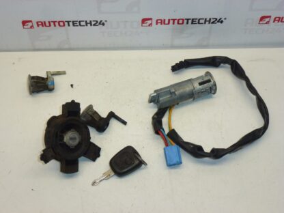 Set serratura Peugeot 206 1 chiave 4162EW 4162Z1 - immagine 2