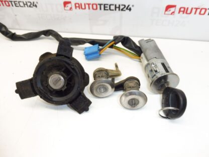 Set serratura Peugeot 206 1 chiave 4162EW 4162Z1 - immagine 3