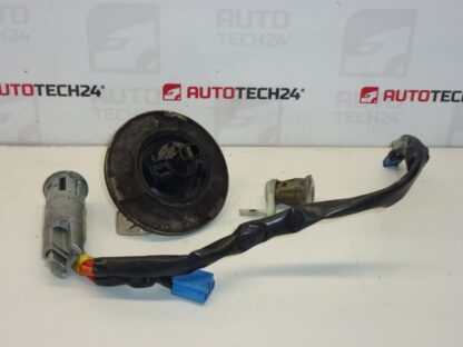 Set serratura Peugeot 206 1 chiave 4162EZ 4162NR - immagine 3