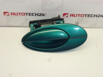 Maniglia porta posteriore sinistra Citroën C5 I e II 9631831077 9101S7 verde
