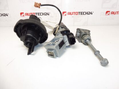 Set di serrature e 2 chiavi Citroën Peugeot 4162KF 1609233980 4162KF - immagine 2