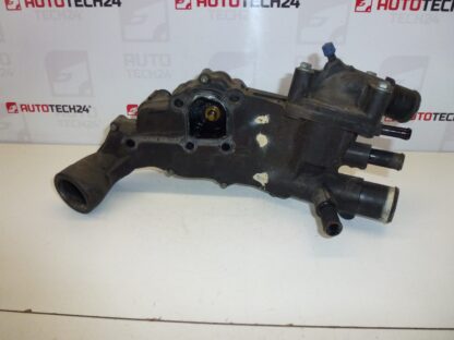 Alloggiamento termostato Citroën Peugeot 2.2 HDI 9643212380 1336V1 - immagine 2