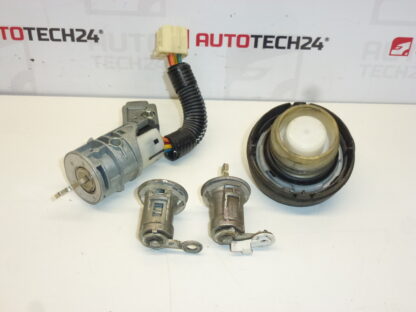 Serie di serrature + 2 piastre Citroën C1 Peugeot 107 1608745780 4162FH - immagine 2
