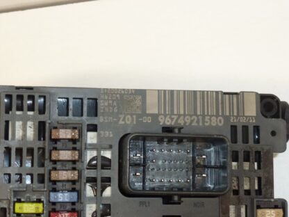 ECU BSM Z01-00 DELPHI Citroën Peugeot 9674921580 6500JL - immagine 4