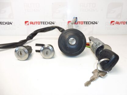 Set serratura 1 chiave Citroën Xsara Picasso 4162HK 4162FF - immagine 2