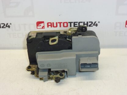 Serratura porta destra Peugeot 206 connettore ovale 9136J1 - immagine 2