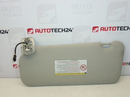 Visiera parasole Peugeot 407 destra 8143NZ - immagine 2